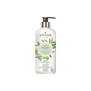 Attitude Super Leaves Natural Hand Soap With Detox Effect - Olive Leaves 473ml