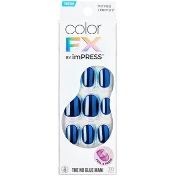 Kiss My Face Impress Color Fx Reconnect - Press-on Nails ( 30 Pcs )