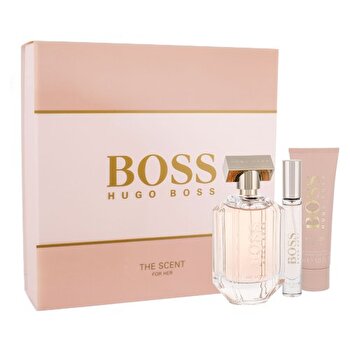 Hugo Boss Boss The Scent For Her Set Eau De Parfum 100ml & Body Lotion 75ml & Eau De Parfum 10ml 100ml