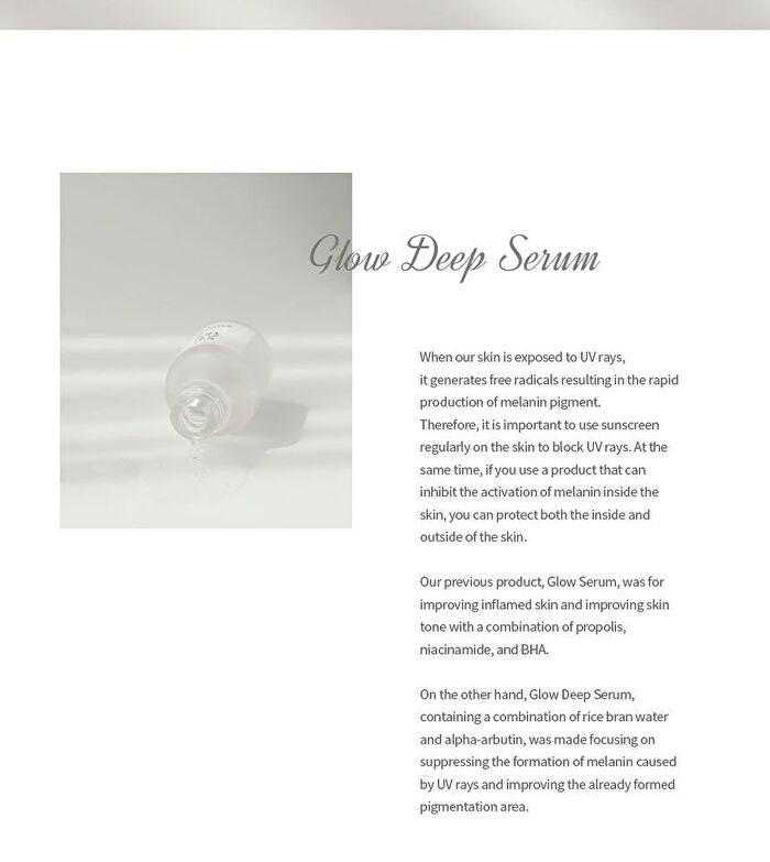 Beauty of Joseon Rice + Alpha Arbutin Glow Deep Serum 30ml