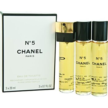 Chanel No.5 Eau De Toilette (3x 20ml) 60ml