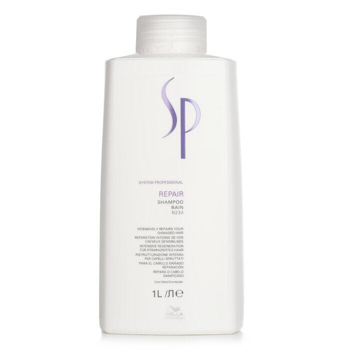 Wella Sp - Repair Shampoo For Damaged Hair 1000ml