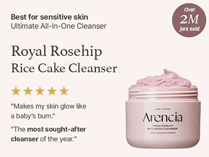 Arencia Fresh Rosehip Rice Mochi Cleanser 120g