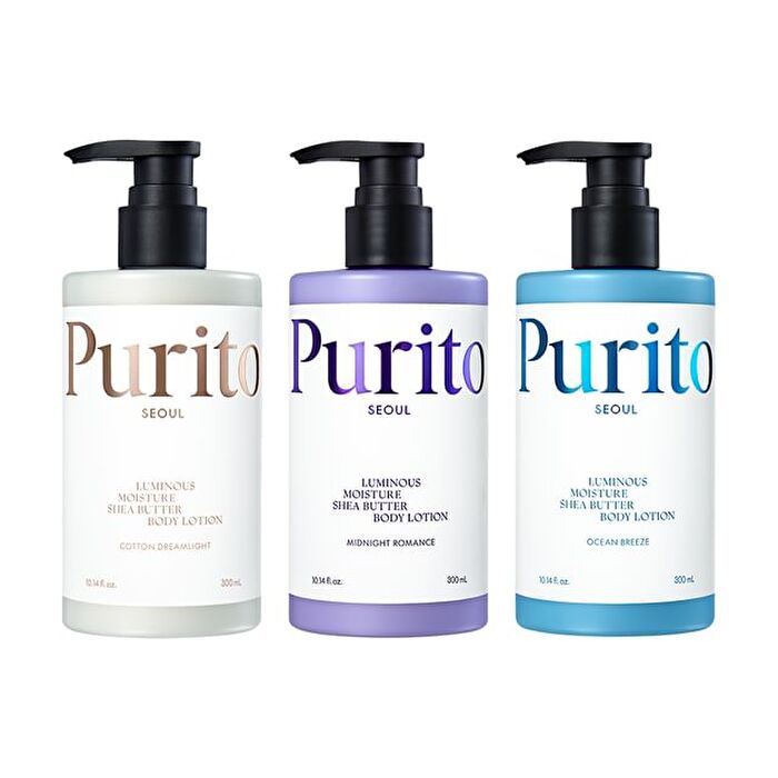 Purito Ocean Breeze Luminous Moisture Shea Butter Body Lotion - Tělove Mleko S Bambuckým Máslem 300ml