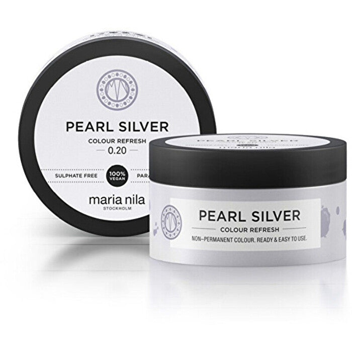 Maria Nila Fine Nourishing Mask Without Permanent Color Pigments Pearl Silver ( Colour Refresh Mask) 300ml