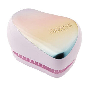 Tangle Teezer Pearlescent Matte Chrome Compact Styler - Professional Hair Brush