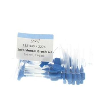 TePe Interdental Brush Normal (0.6 Mm Blue 25 Pcs) - Interdental Brushes