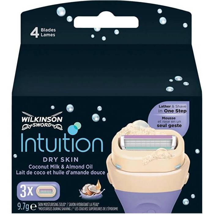 Wilkinson Sword Intuition Dry Skin (3 Pcs) - Spare Blade
