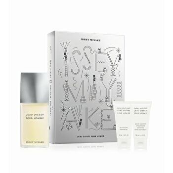 Issey Miyake L´eau D´issey Pour Homme Eau De Toilette Gift Set 125ml Shower Gel 50ml And After Shave Balsam 50ml 125ml