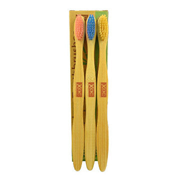 XPel Xoc Toothbrush Soft (3 Pcs) - Bamboo Toothbrush