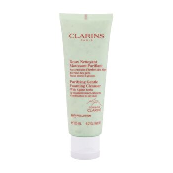 Clarins Purifying Gentle Foaming Cleanser - Cleansing Foaming Cream For Combination And Oily Skin 125ml
