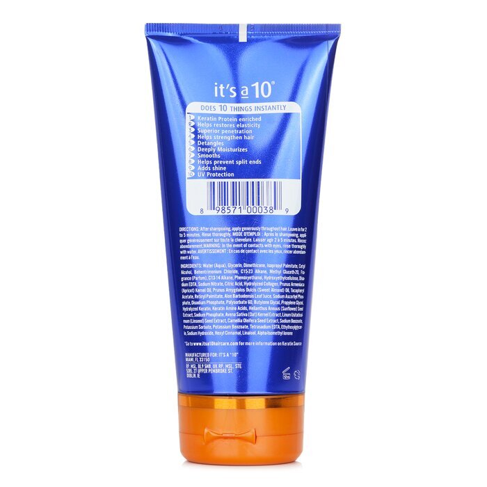 It's A 10 Miracle Deep Conditioner Plus Keratin 148ml