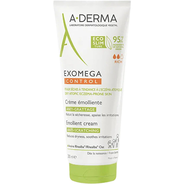A-Derma Exomega Control Rich Emollient Cream 200ml