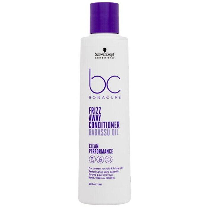 Schwarzkopf Professional Bc Bonacure Frizz Away Conditioner (unruly And Frizzy Hair) 1000ml