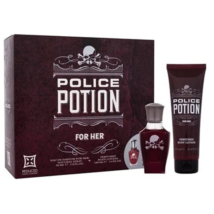 Police Potion For Her Gift Set Eau De Parfum 30ml And Body Lotion 100ml 30ml