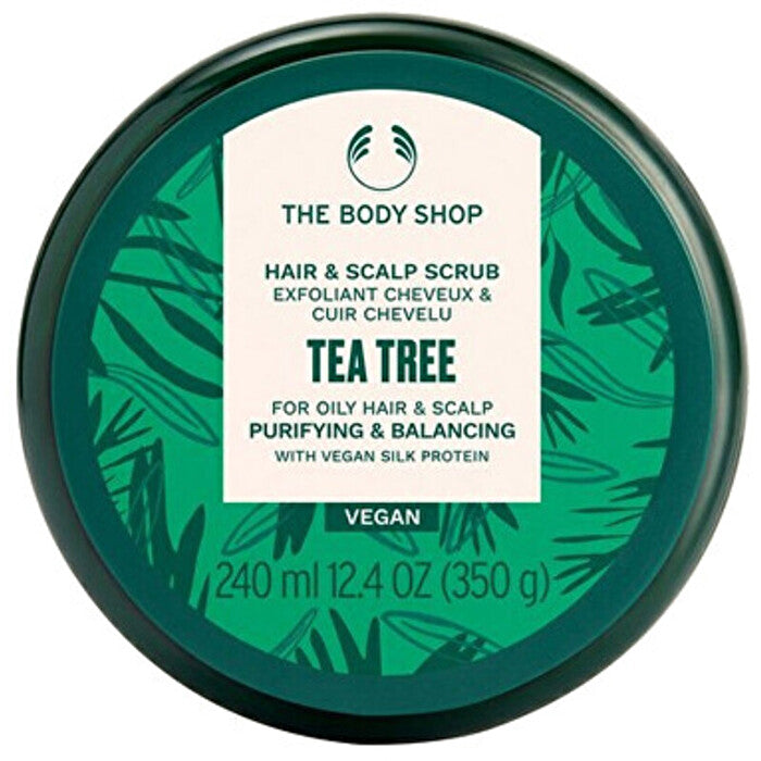 The Body Shop Tea Tree Purifying & Balancing Hair & Scalp Scrub ( Mastne Vlasy A Pokožka Hlavy ) - Čisticí A Vyrovnávající Peeling 240ml