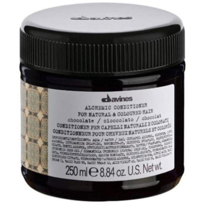 Davines Alchemic Conditioner For Natural & Coloured Hair Chocolate ( Tmave Vlasy ) - Barvicí Kondicioner 250ml