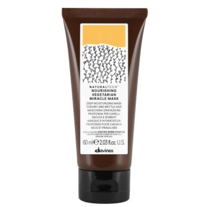 Davines Naturaltech™ Nourishing Vegetarian Miracle Mask - Dry And Unruly Hair 250ml