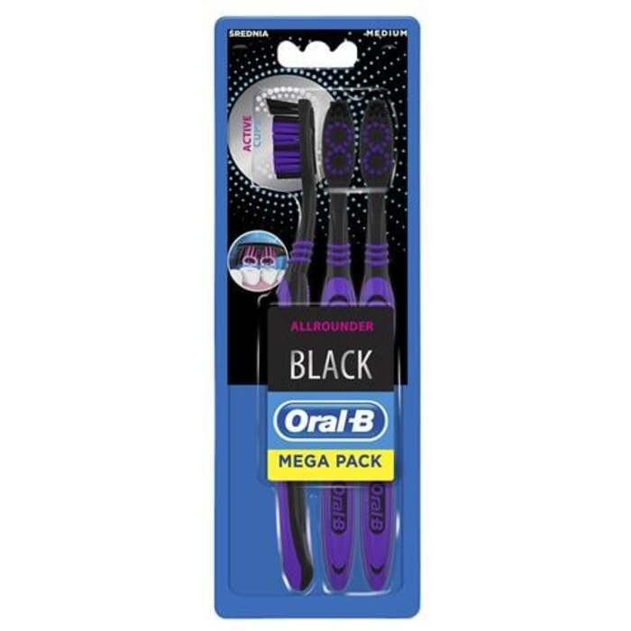 Oral B Allrounder Black Medium Toothbrush 1ml