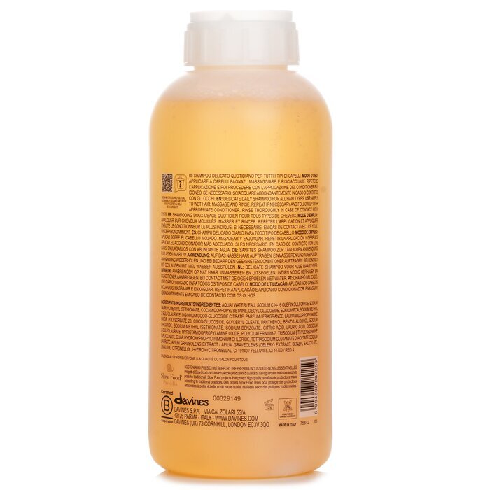 Davines Dede Delicate Daily Shampoo (For All Hair Types) 1000ml/33.8oz