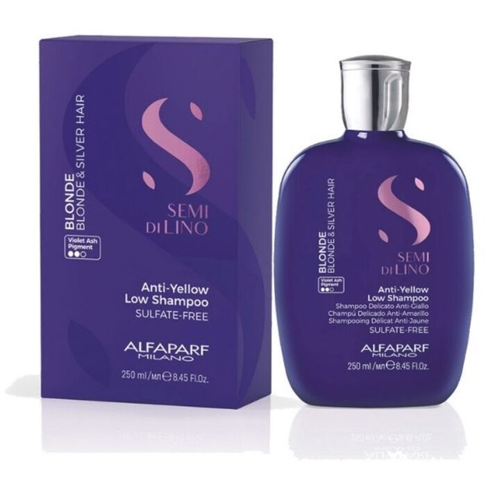 Alfaparf Milano Semi Di Lino Anti-yellow Low Shampoo 1000ml