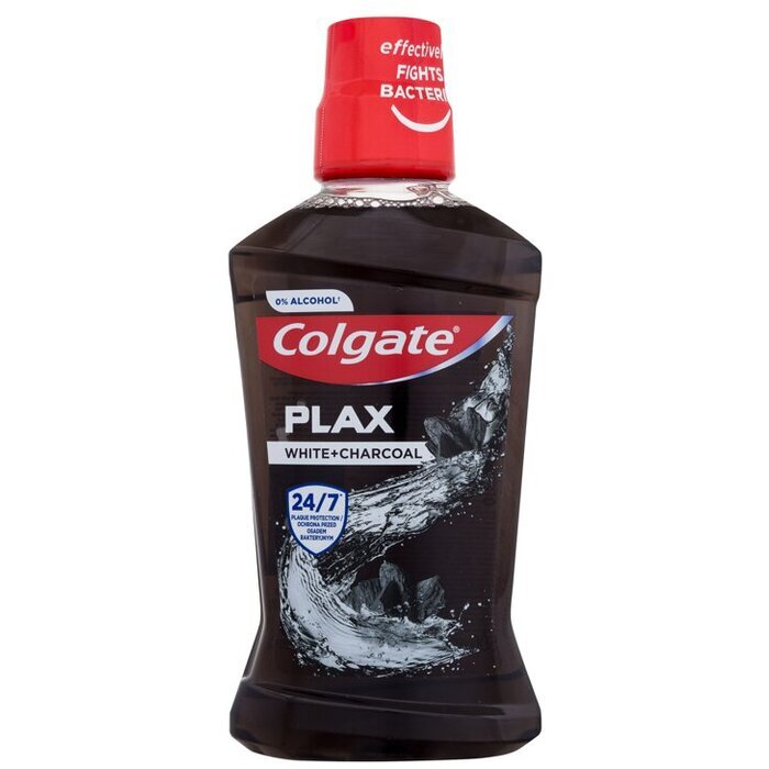 Colgate Plax White & Charcoal Mouthwash - Ústní Voda 500ml