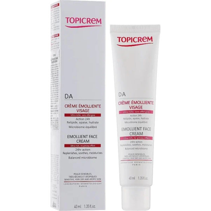 Topicrem Da Emollient Face Cream 40ml