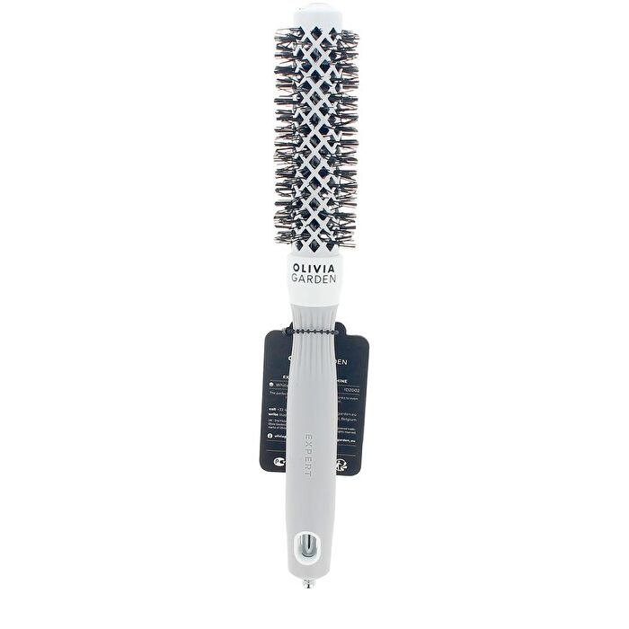 Olivia Garden Expert Blowout Shine Round Brush White & Grey ( 20 Mm ) - Hair Brush 0ml