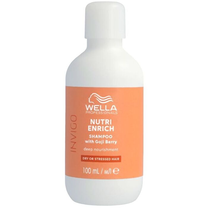 Wella Professional Nourishing Shampoo For Dry And Damaged Hair Invigo Nutri- Enrich (deep Nourishing Shampoo) 100ml