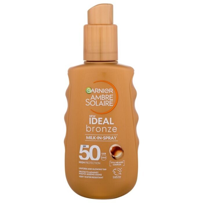 Garnier Ambre Solaire Ideal Bronze Milk-in-spray Spf50 150ml