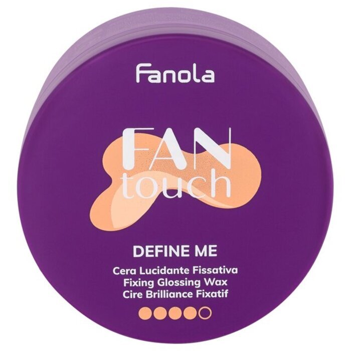 Fanola Fan Touch Define Me Wax - Lesklý Fixační Vosk Na Vlasy 100ml