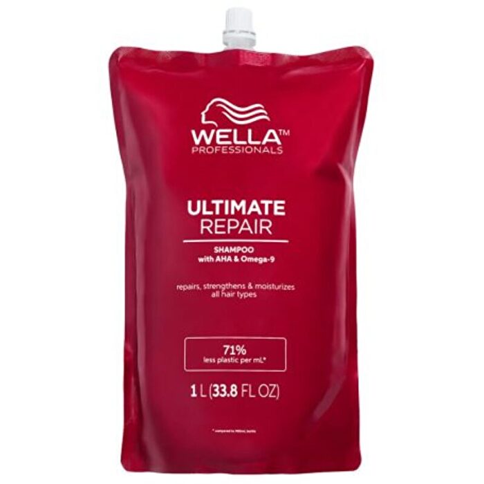 Wella Professional Ultimate Repair Shampoo Refill ( Náplň ) - Kremový šampon Pro Poškozene Vlasy 1000ml