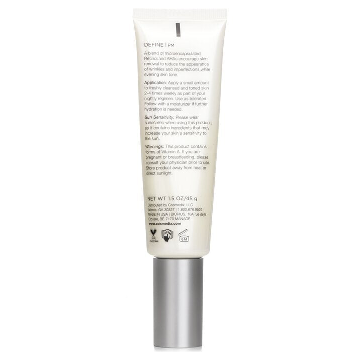 CosMedix Define Age-Defying Treatment With Hydroxy Acids & Retinol 45g/1.5oz