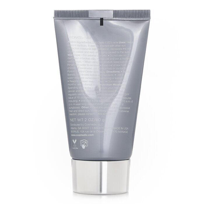 CosMedix Hydrate + Moisturizing Sunscreen SPF 17 60g/2oz