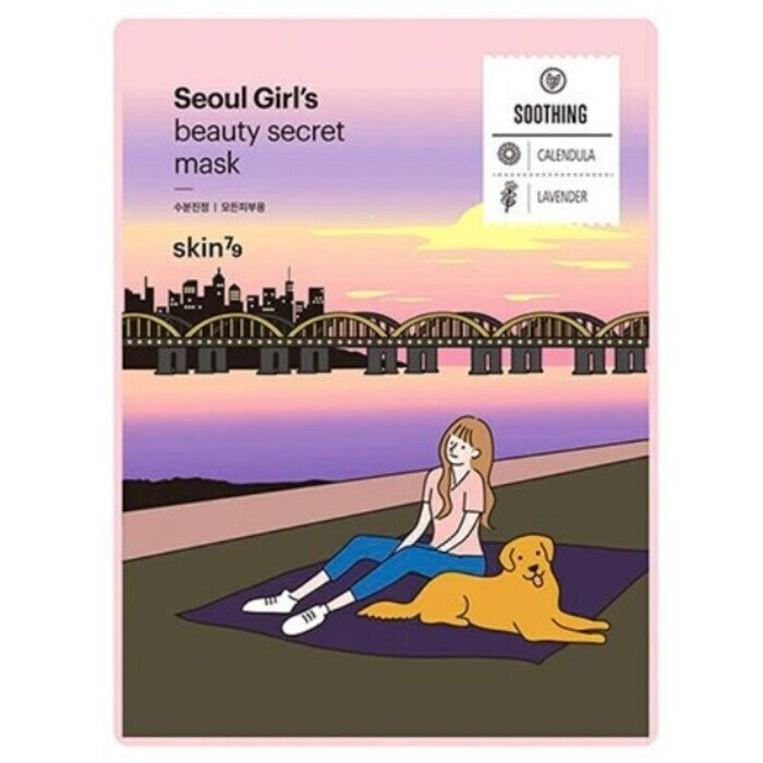 skin79 Seoul Girl`s Beauty Secret Mask Soothing Mask - Plátýnková Zklidňující Maska 20.0g