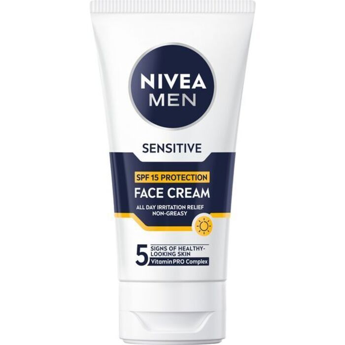 Nivea Men Sensitive Face Cream Spf 15 75ml