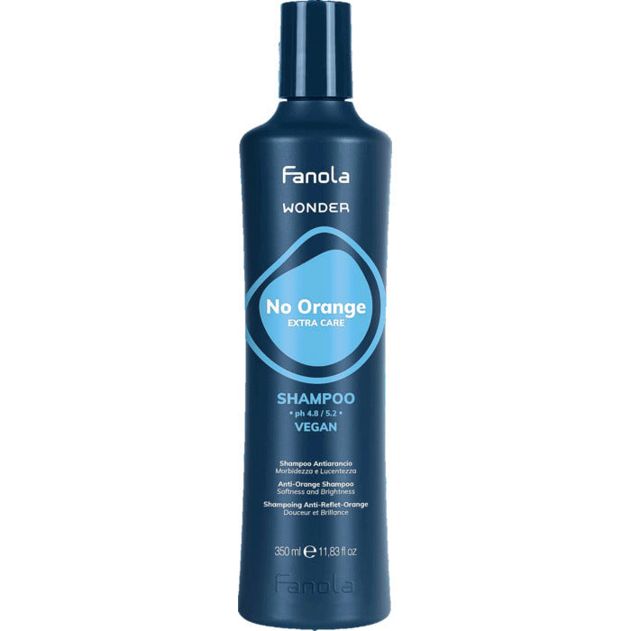 Fanola Wonder No Orange Extra Care Shampoo - Brown Shades 350ml
