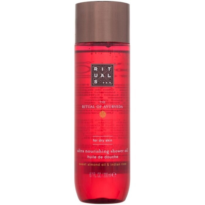 Rituals Ayurveda Ultra Nourishing Shower Oil Sweet Almond Oil & Indian Rose 200ml