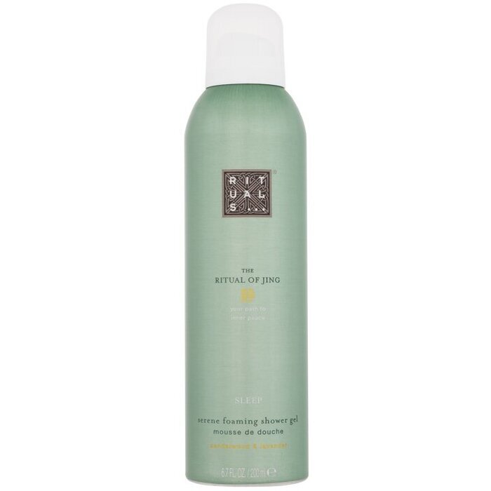 Rituals Jing Sleep Serene Foaming Shower Gel Sacred Wood & Lavender 200ml