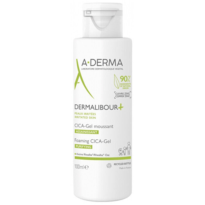 A-Derma Dermalibour+ Foaming Cica Gel - Cleansing Foaming Gel 100ml