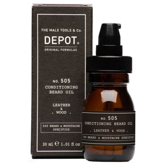 Depot No. 505 Conditioning Beard Oil Leather & Wood 30ml
