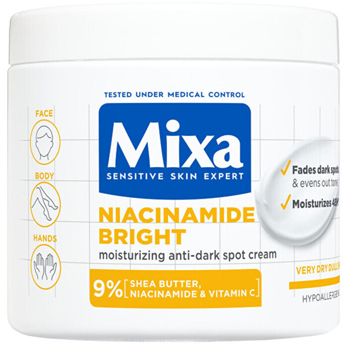 Mixa Niacinamide Bright Moisturizing Anti-dark Spot Cream 400ml