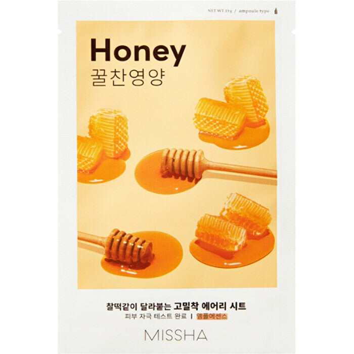Missha Honey Airy Fit Sheet Mask - Vyživující Pleťová Maska 19.0g
