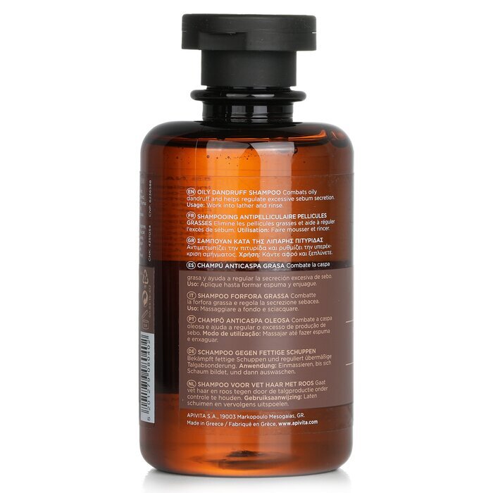 Apivita Oily Dandruff Shampoo White Willow & Propolis 250ml