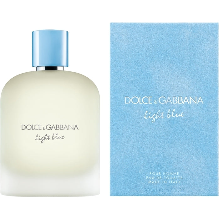 Dolce Gabbana Light Blue Pour Homme Eau De Toilette New 200ml