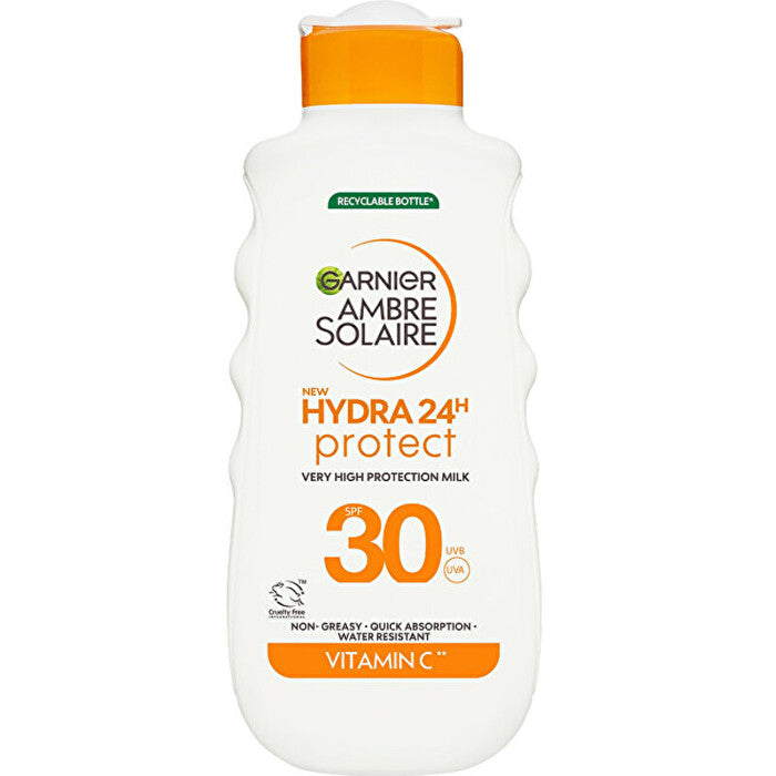 Garnier Ambre Solaire Hydra 24h Protect High Protection Milk Spf 30 - Opalovací Mleko 175ml