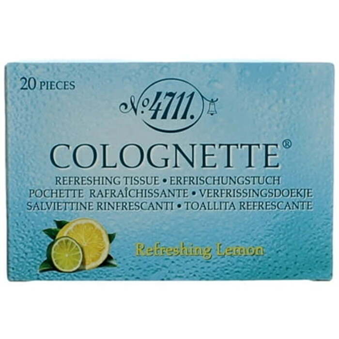 4711 Refreshing Lemon Tissues Vlhčene Ubrousky 20.0ks