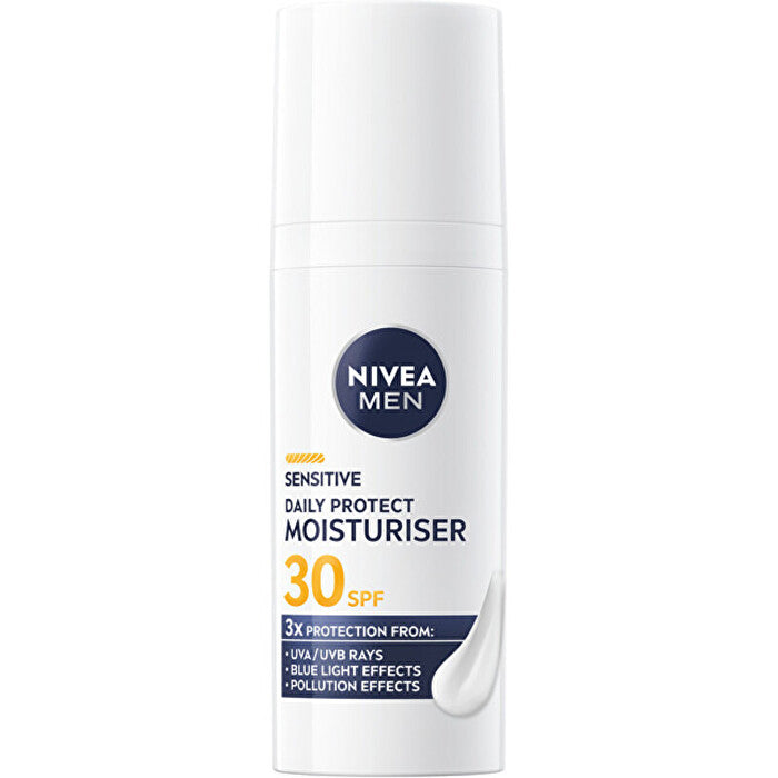 Nivea Men Sensitive Daily Protect Moisturiser Spf 30 50ml