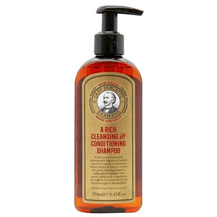 Captain Fawcett Ricki Hall`s Booze & baccy A Rich Cleansing & Conditioning Shampoo - Ochranný šampon Na Vlasy 250ml