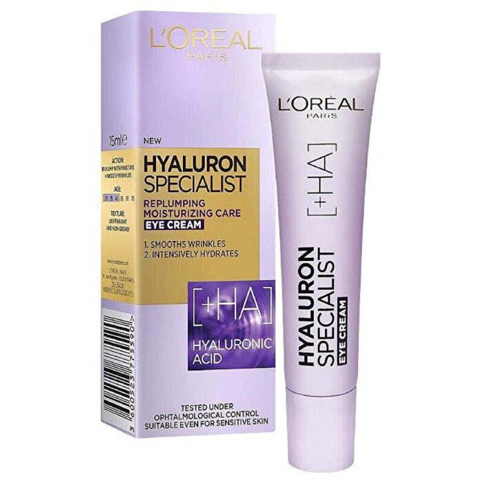 L´Oreal Hyaluron Specialist Replumping Moisturizing Care Eye Cream 15ml